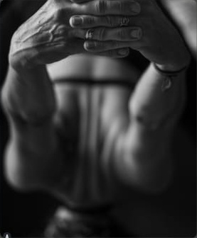 Black and white portrait